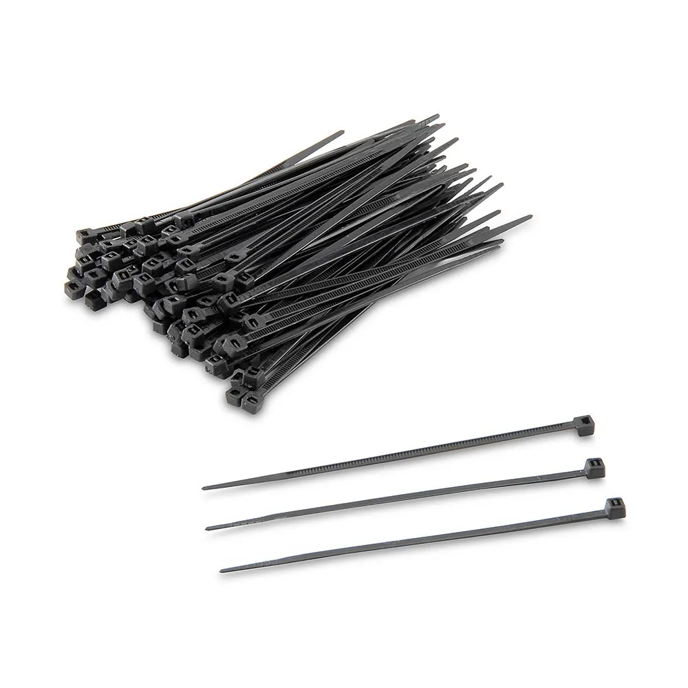 CINTILLO DE SUJECION NYLON 200X2.5MM – NEGRO